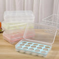 15-Egg Stackable Storage Box with Snap-Lock Lid – Fridge Organizer