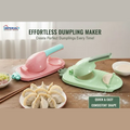 Imperial Household Effortless Dumpling Maker – 2-in-1 Roller & Press | Pink & Green