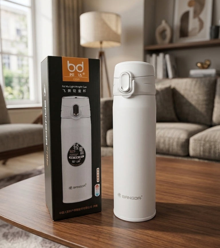 Bangda Fei Wu Lightweight Thermos Flask – One-Button Flip-Top