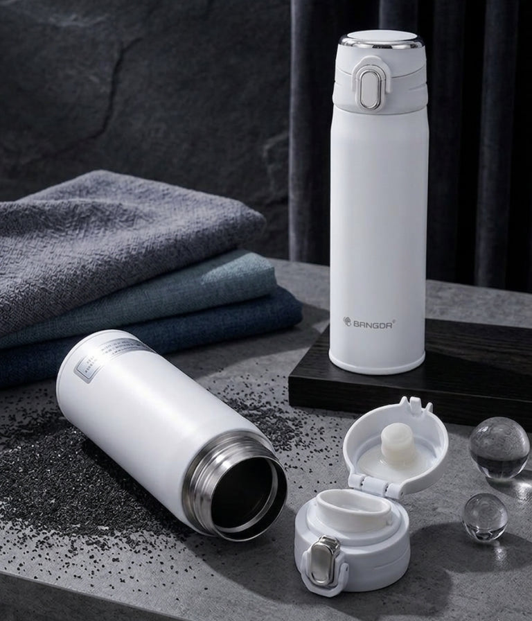 Bangda Fei Wu Lightweight Thermos Flask – One-Button Flip-Top