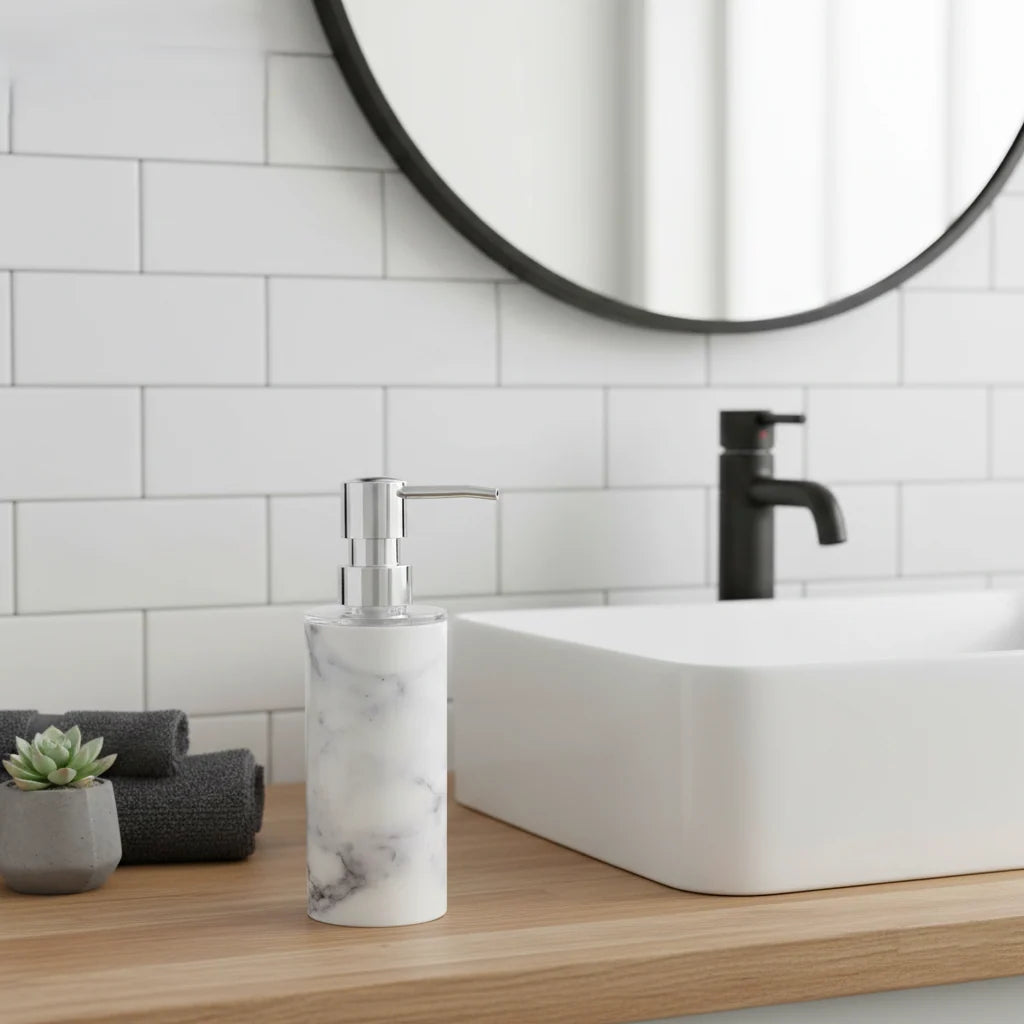 Kitchen Sink Organizer Set – 2 Soap Dispensers & Sponge Caddy