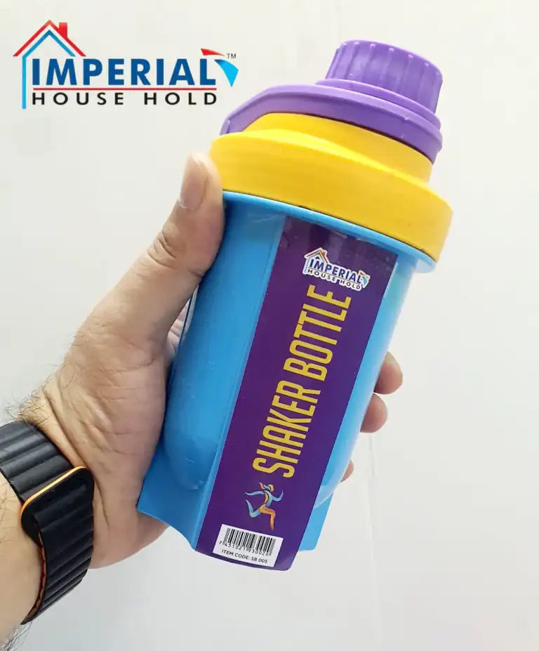 Imperial Household 500ml Shaker Bottle – 3 Vibrant Color Combos