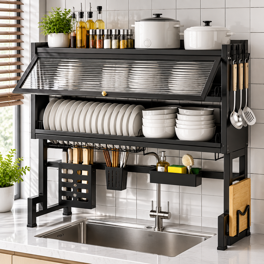 3-Tier Dish Rack Panel