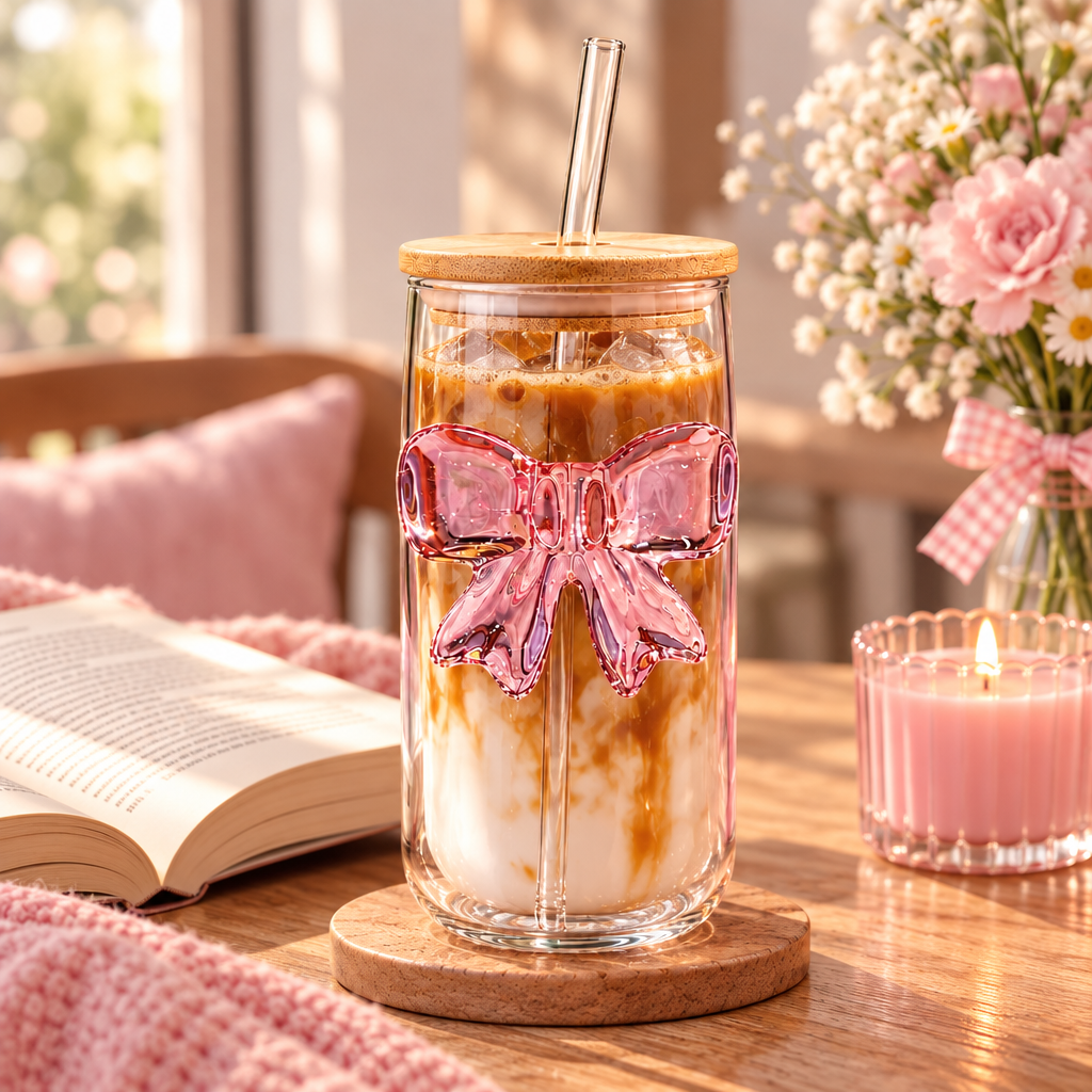 3D Bow Cup Cafe