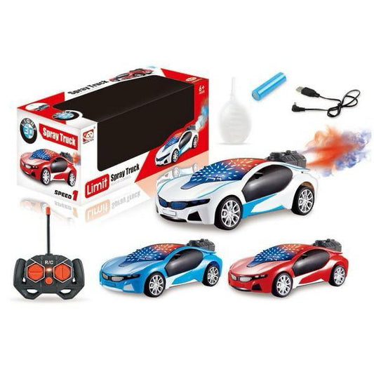 Rechargeable Remote Control Sports Car with Mist Spray Effect