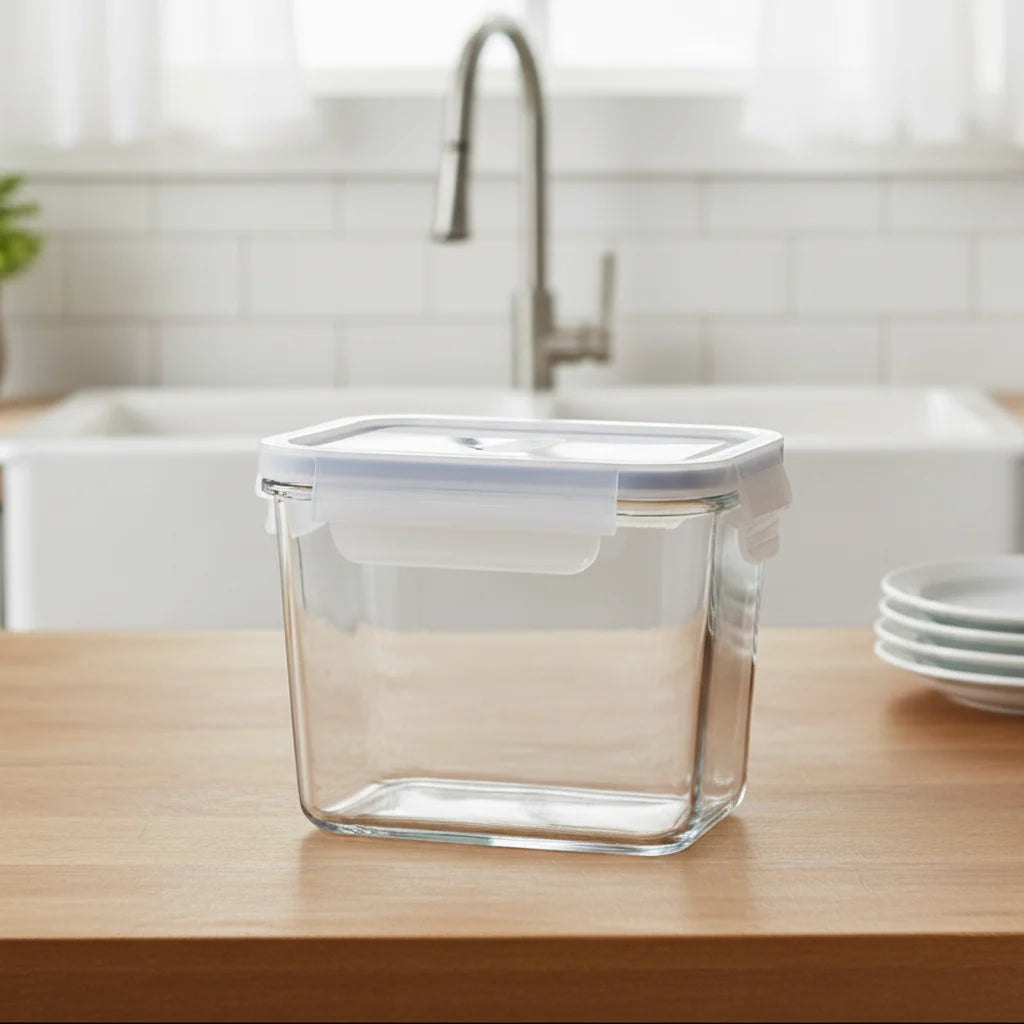 Airtight Glass Storage Container with Lid