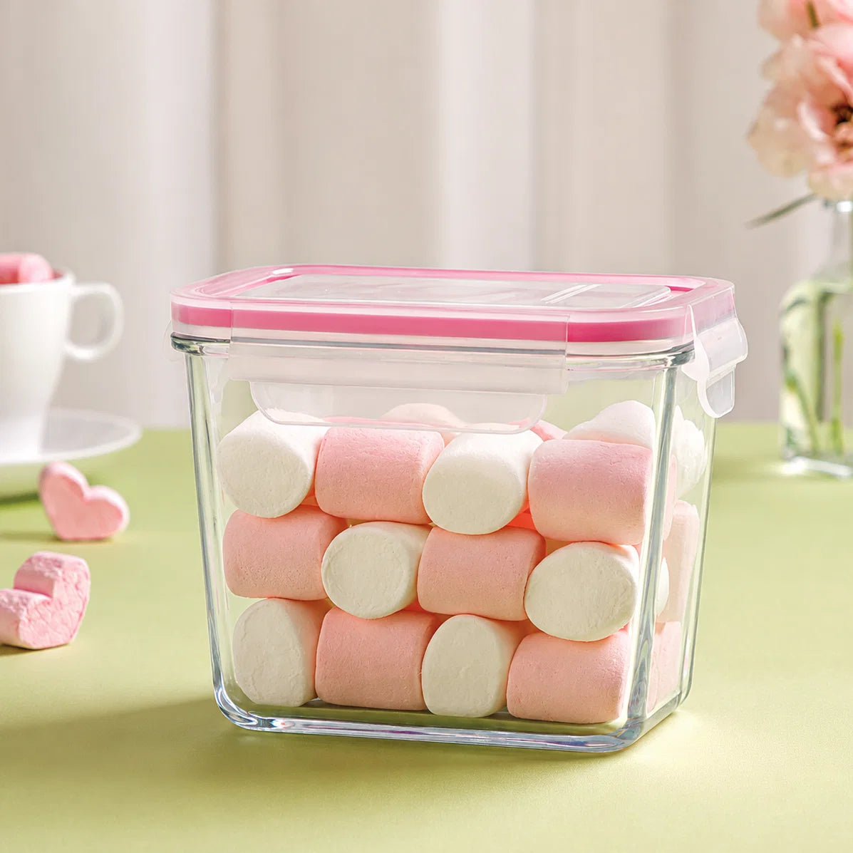 Airtight Glass Storage Container with Lid