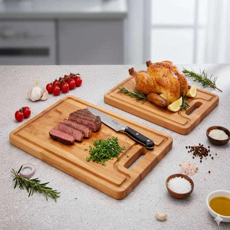 Wooden Cutting Board – Large (38 x 28 cm)