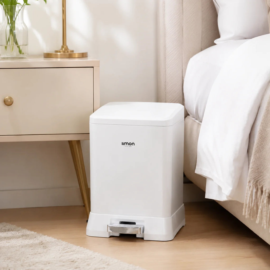 Limon Square Pedal Trash Can