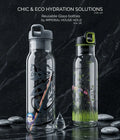 Imperial Household Reusable Glass Bottle – Chic & Eco Hydration