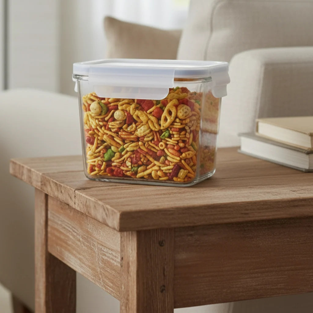 Airtight Glass Storage Container with Lid