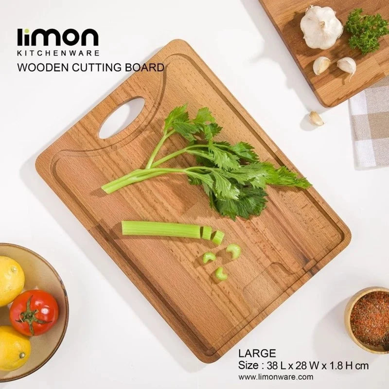 Wooden Cutting Board – Large (38 x 28 cm)