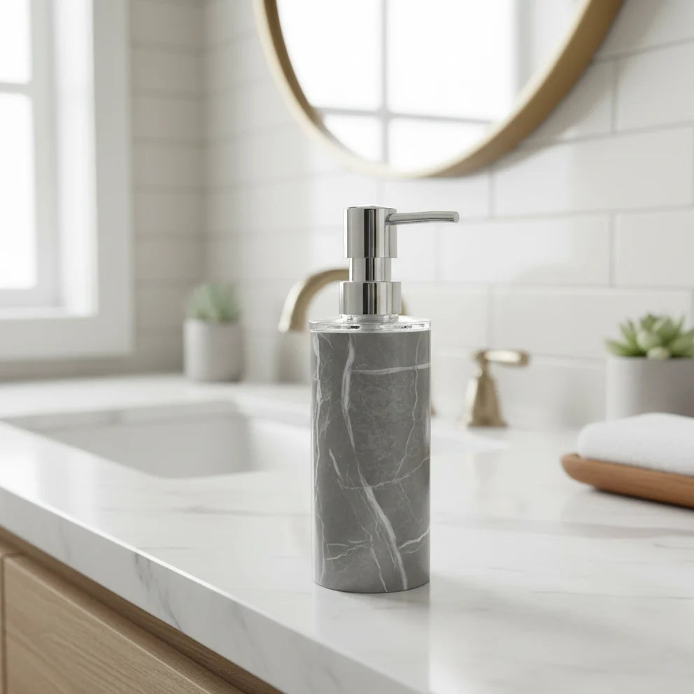 Kitchen Sink Organizer Set – 2 Soap Dispensers & Sponge Caddy
