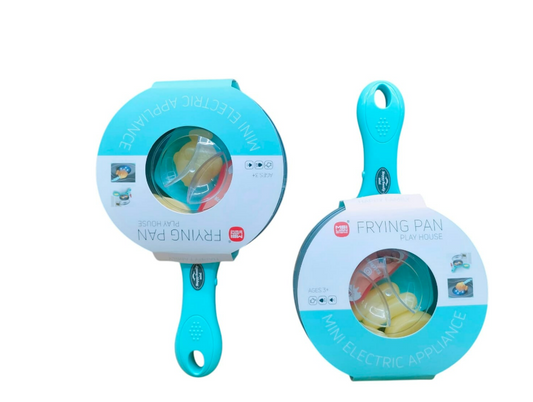 Mini Electric Frying Pan Toy Playset for Kids – Lights & Sounds