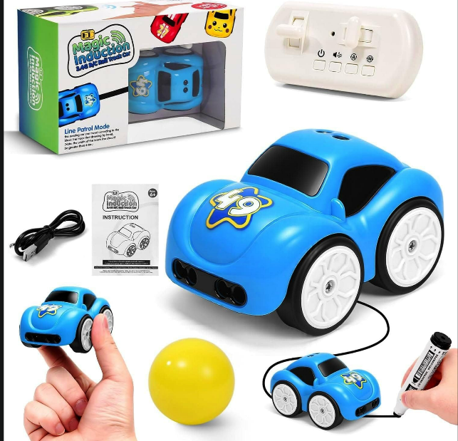 Smart RC Mini Car with 5 Play Modes – Remote Control, Smart Follow & Music