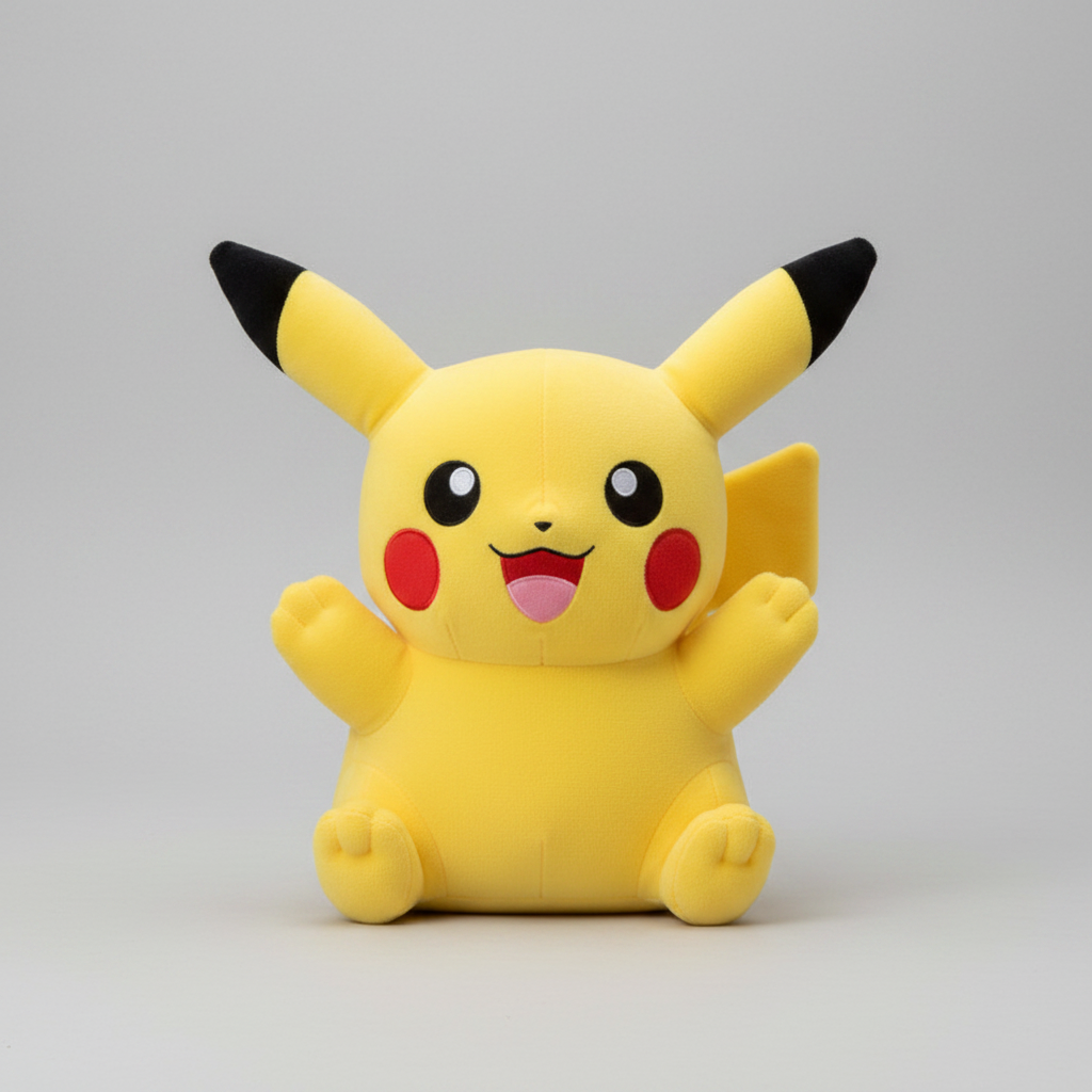 Pikachu Plush Toy – Giant Soft Stuffed Pokemon Character for Kids & Fans