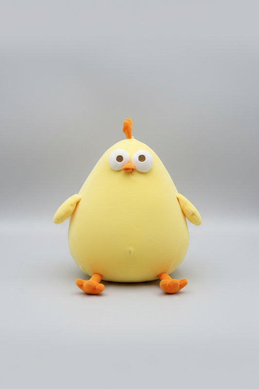 Chubby Chick Plush Toy – Giant Funny Stuffed Yellow Chicken | 40cm