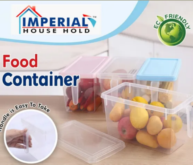 Imperial Household Fridge Food Container with Handle – Eco Friendly
