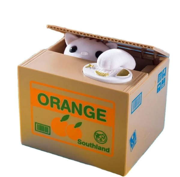Cute Animal Coin Stealing Money Box – Interactive Piggy Bank for Kids