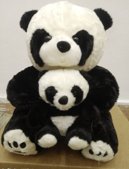 Mama and Baby Panda Plush Toy – Super Soft Stuffed Panda Set