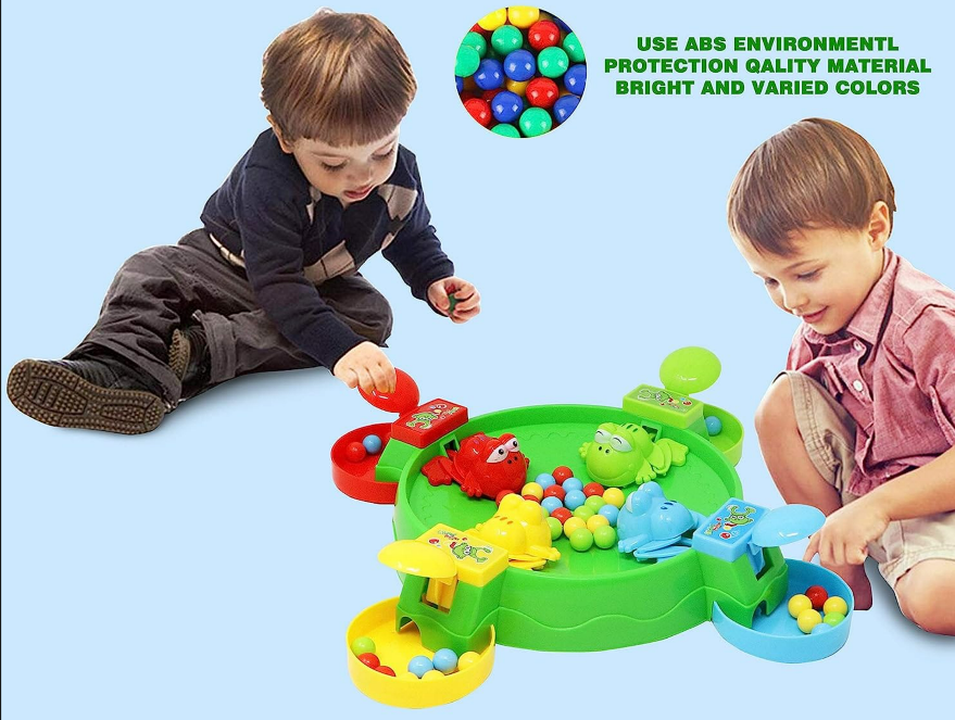 Hungry Frog's Eat Beans Game – Fun Multiplayer Board Game for Kids | Age 2+