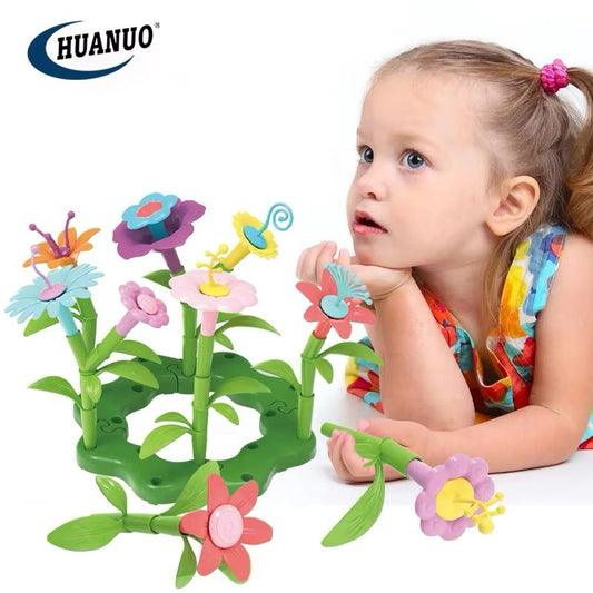 Building Garden 36PCS Flower Building Set – Creative Toy for Kids 3+