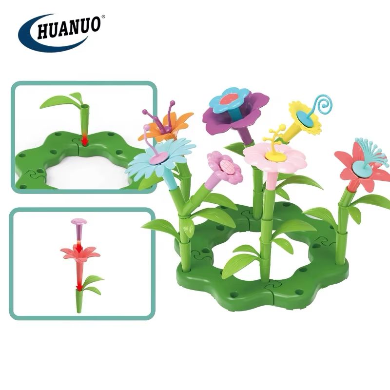 Building Garden 36PCS Flower Building Set – Creative Toy for Kids 3+