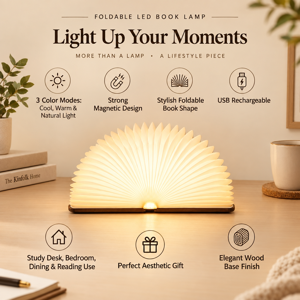 Book Lamp Features