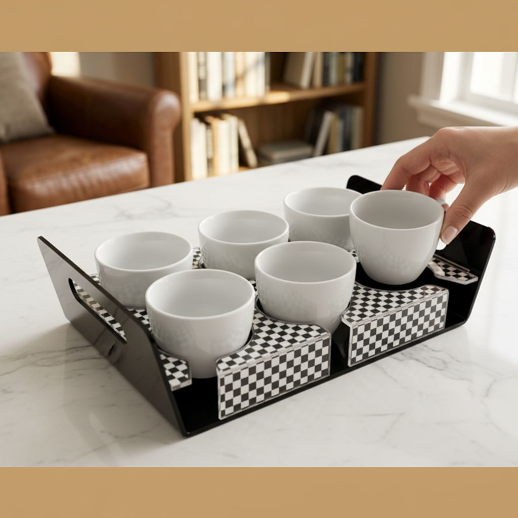 Checker Tray Tea