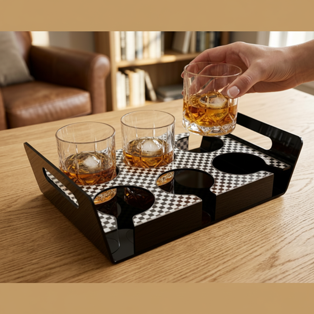 Checker Tray Whiskey