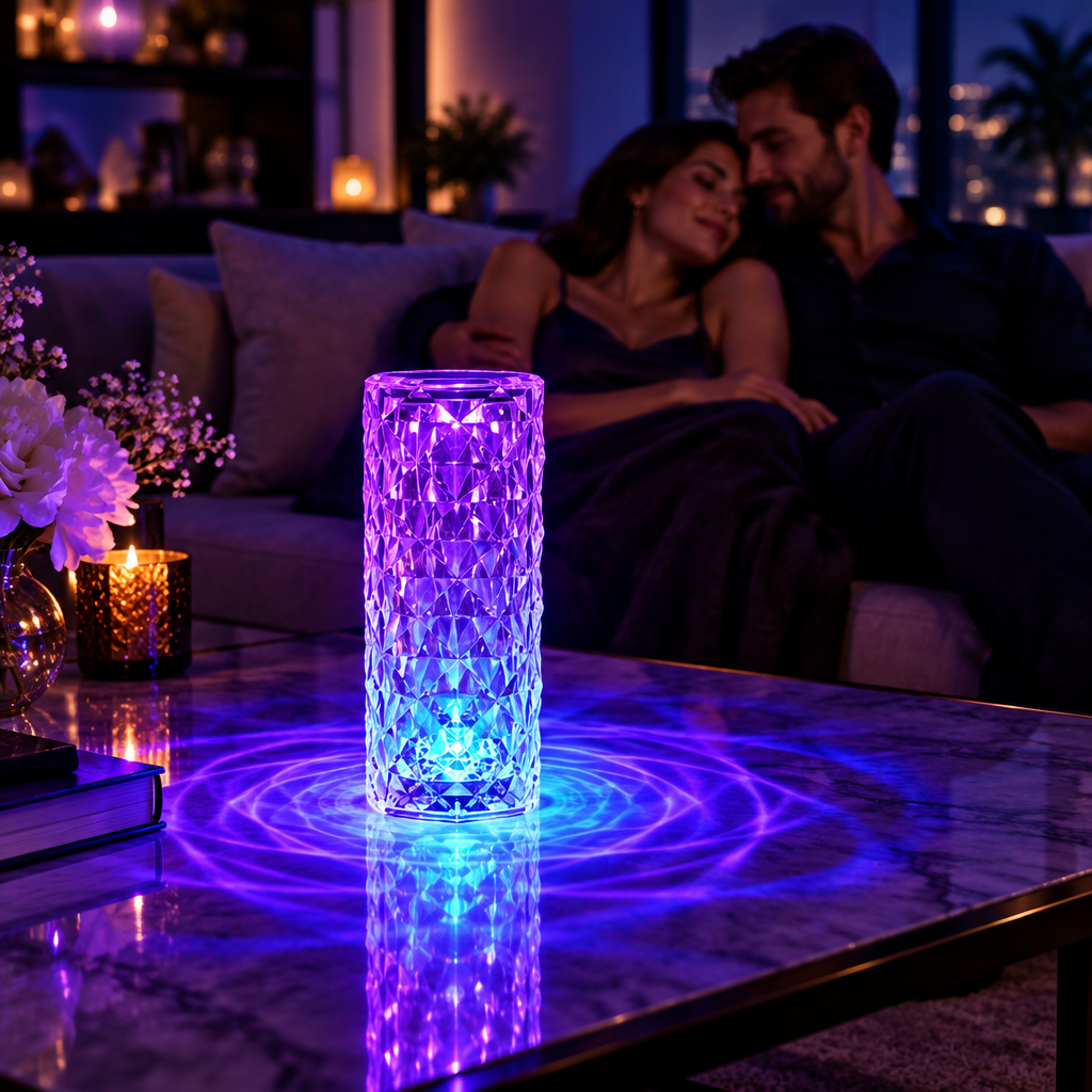 Crystal Lamp Living Room