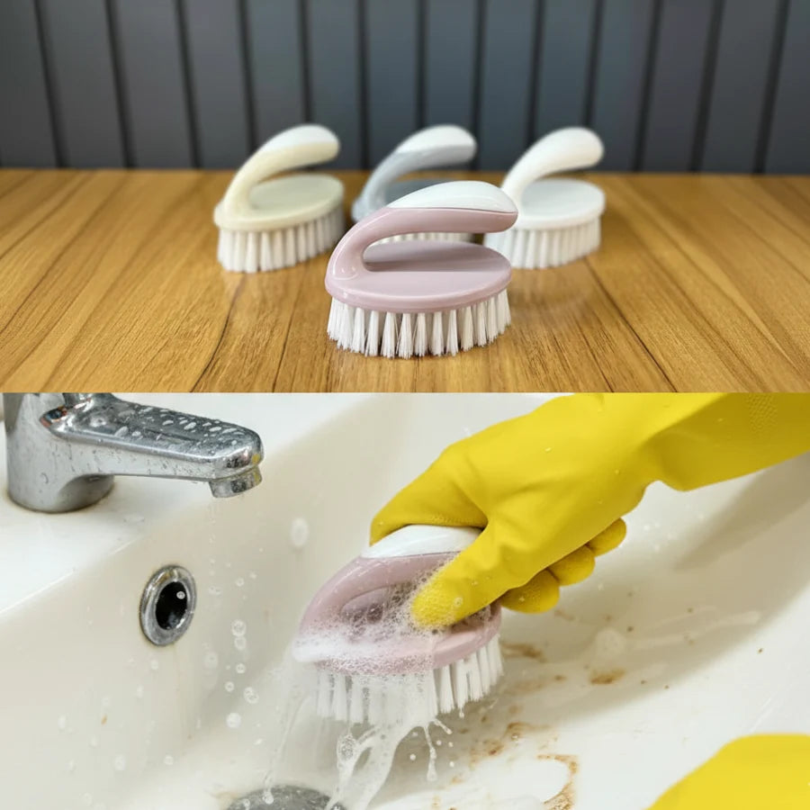 Multi-Purpose Scrubbing Brush with Loop Handle