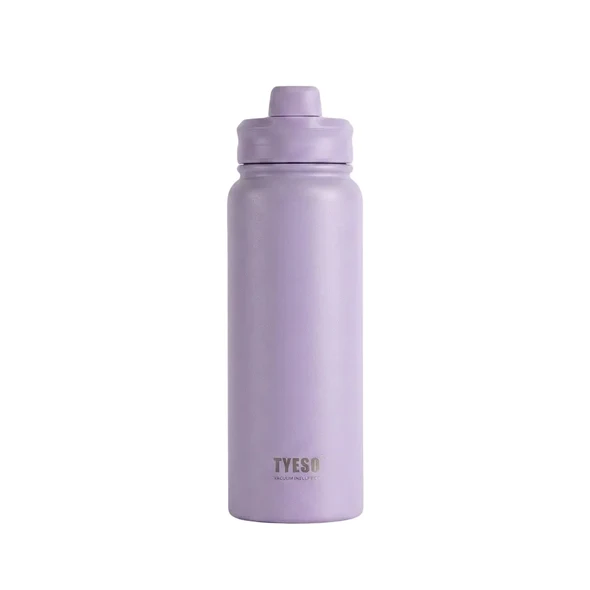 TYESO Insulated Sports Water Bottle Lavender Purple