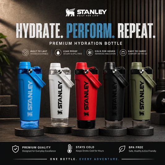 Stanley 20oz Activate Shaker Bottle all 5 colors