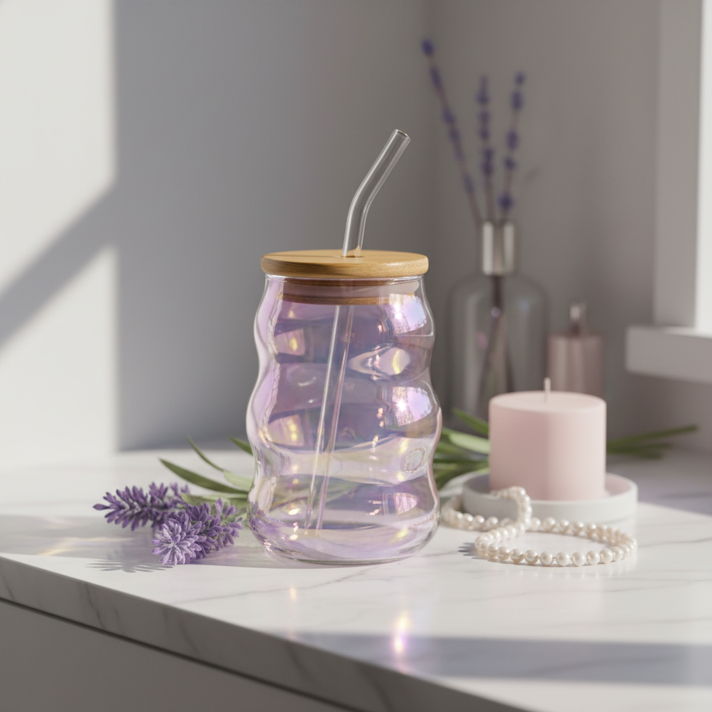Iridescent Cup Vanity