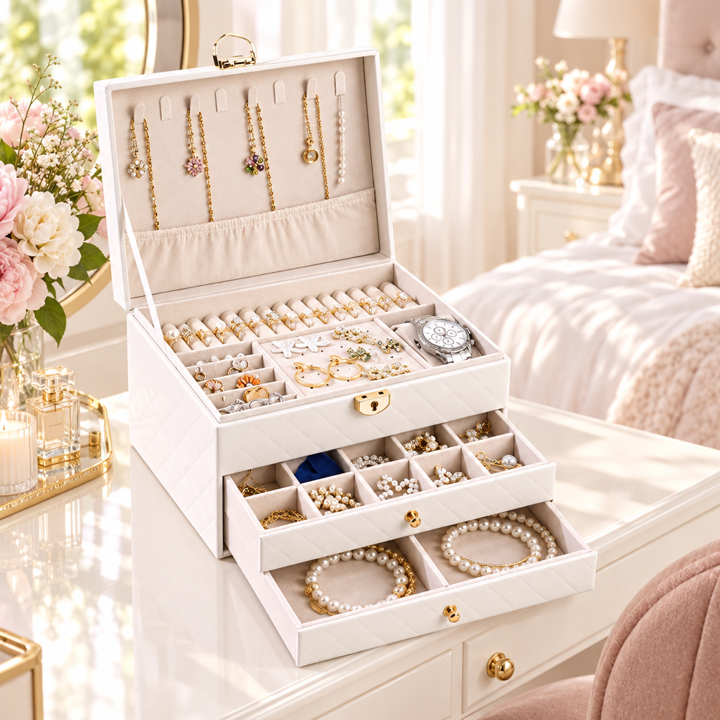 Jewelry Box White