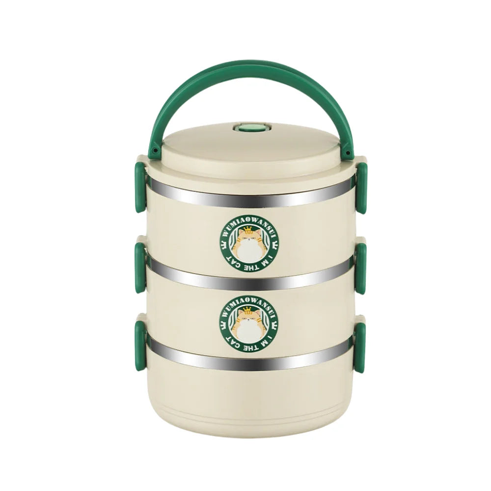 3-Tier Stainless Steel Lunch Box