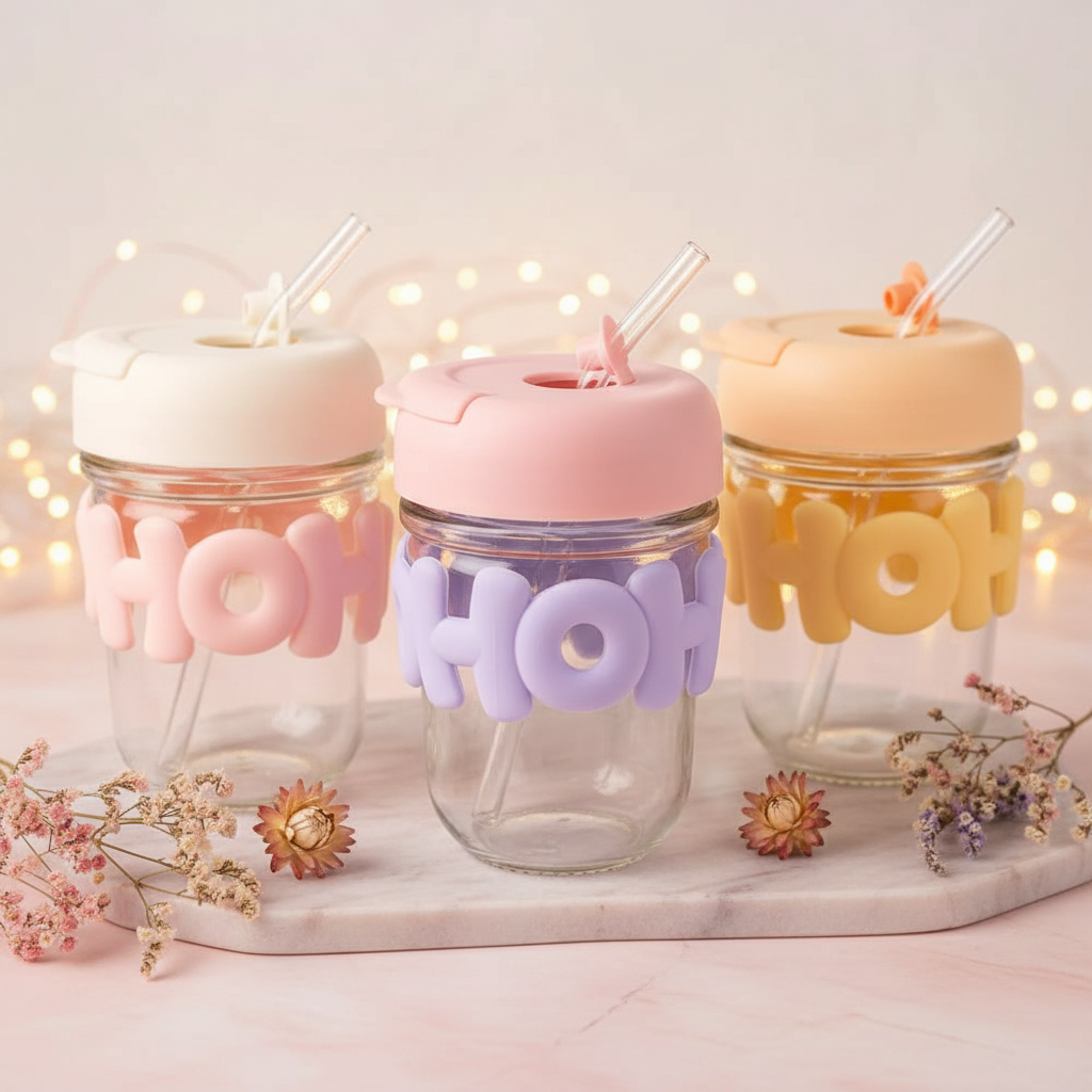MOHA Glass Cup Lifestyle Background