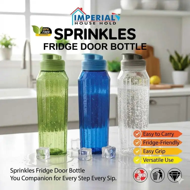 Imperial Household Sprinkles Fridge Door Bottle – BPA Free