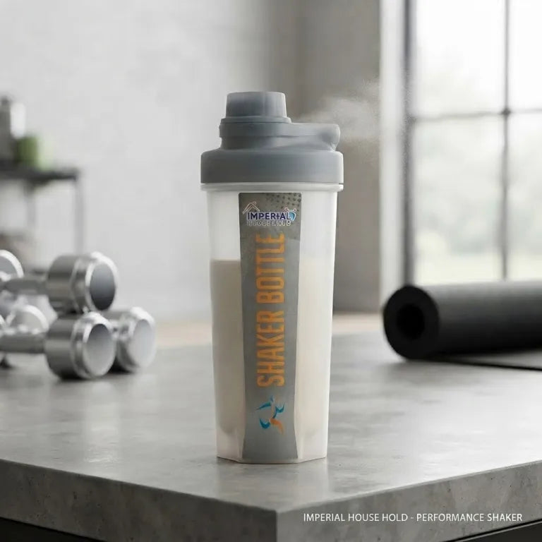 Imperial Household 700ml Protein Shaker Bottle with Mixing Ball