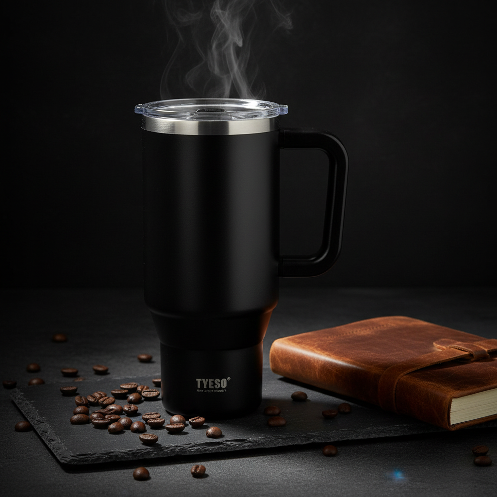 TYESO Black Tumbler Moody