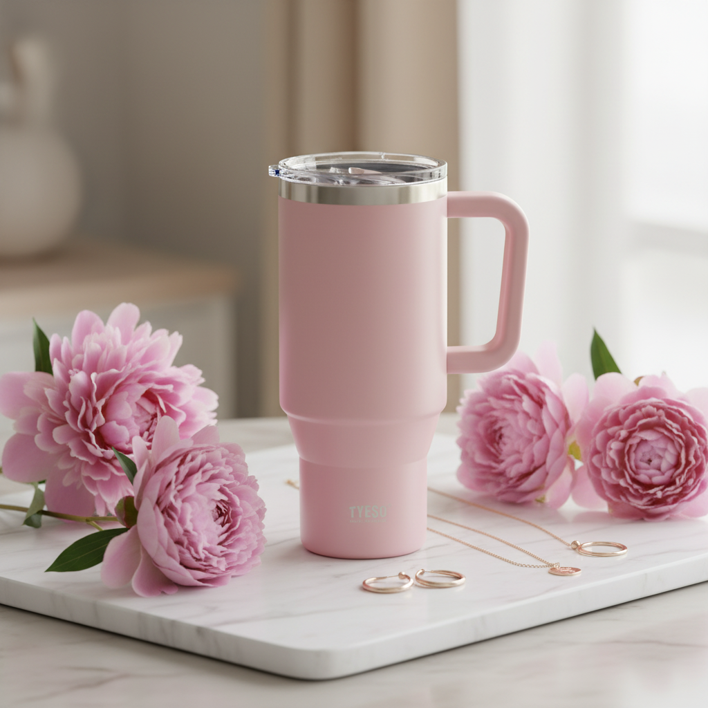 TYESO Pink Tumbler