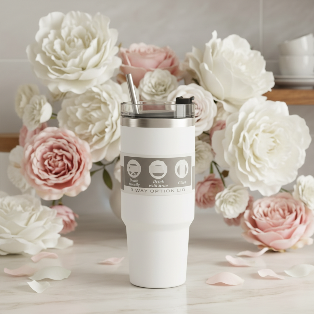 White Tumbler Solo