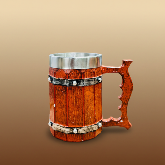 Wooden Barrel Mug